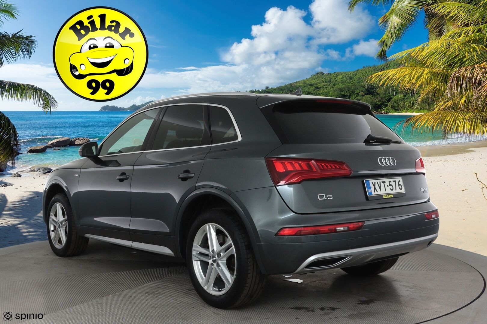 Audi Q5 2019 Business Sport Special Edition 35 TDI 120 kW quattro S tronic **Vakkari / Matrix LED / Webasto / P.kamera / Koukku** - 1.Om Suomi-auto / Merkkihuollettu / Kahdet renkaat aluvanteilla / Sporttipenkit puolinahoilla / Juuri katsastettu!