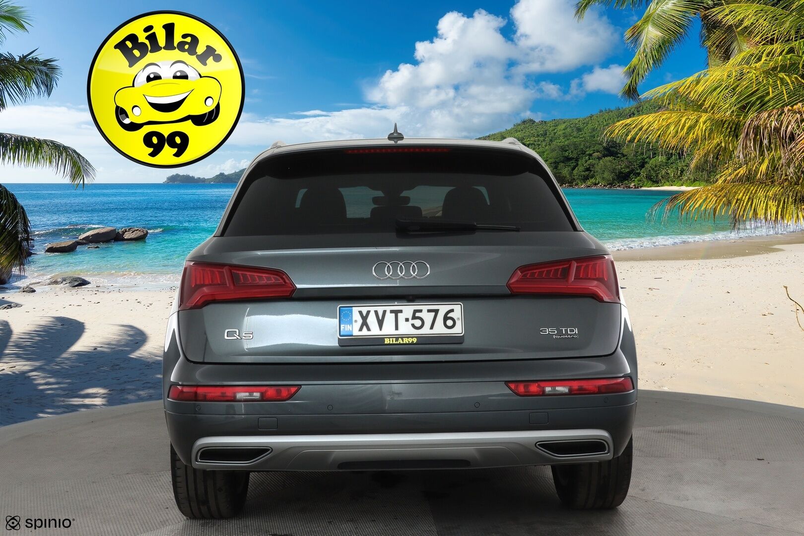 Audi Q5 2019 Business Sport Special Edition 35 TDI 120 kW quattro S tronic **Vakkari / Matrix LED / Webasto / P.kamera / Koukku** - 1.Om Suomi-auto / Merkkihuollettu / Kahdet renkaat aluvanteilla / Sporttipenkit puolinahoilla / Juuri katsastettu!