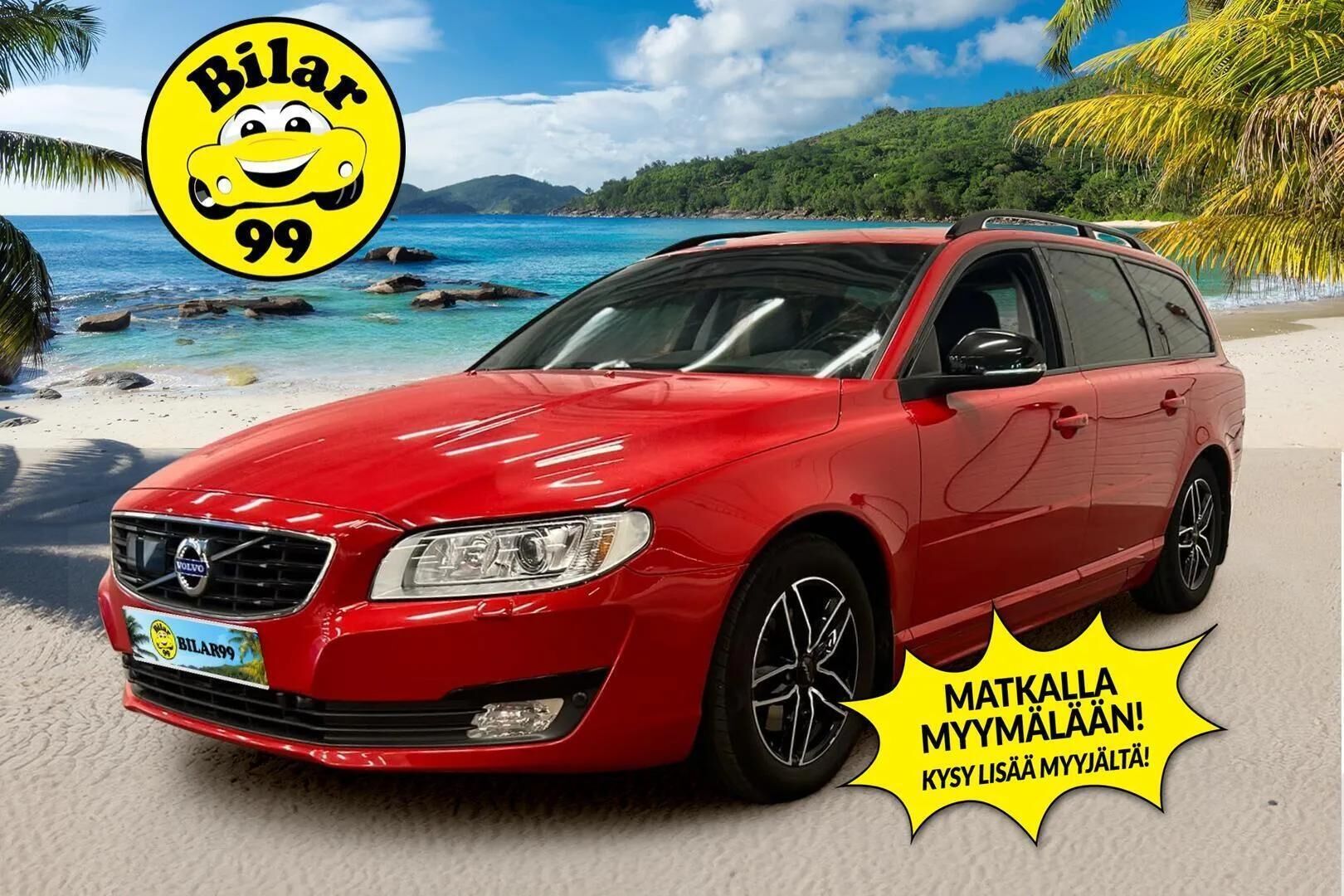 Volvo V70 2016 D3 Business Classic aut - * ACC | Webasto | Vetokoukku | Digimittaristo | Nahkasisusta | Tutkat | Navi | Muistipenkki | VOC | Sähkökontti | Kaistavahti | Törmäysvaroitin | 2X Renkaat & Aluvanteet |
