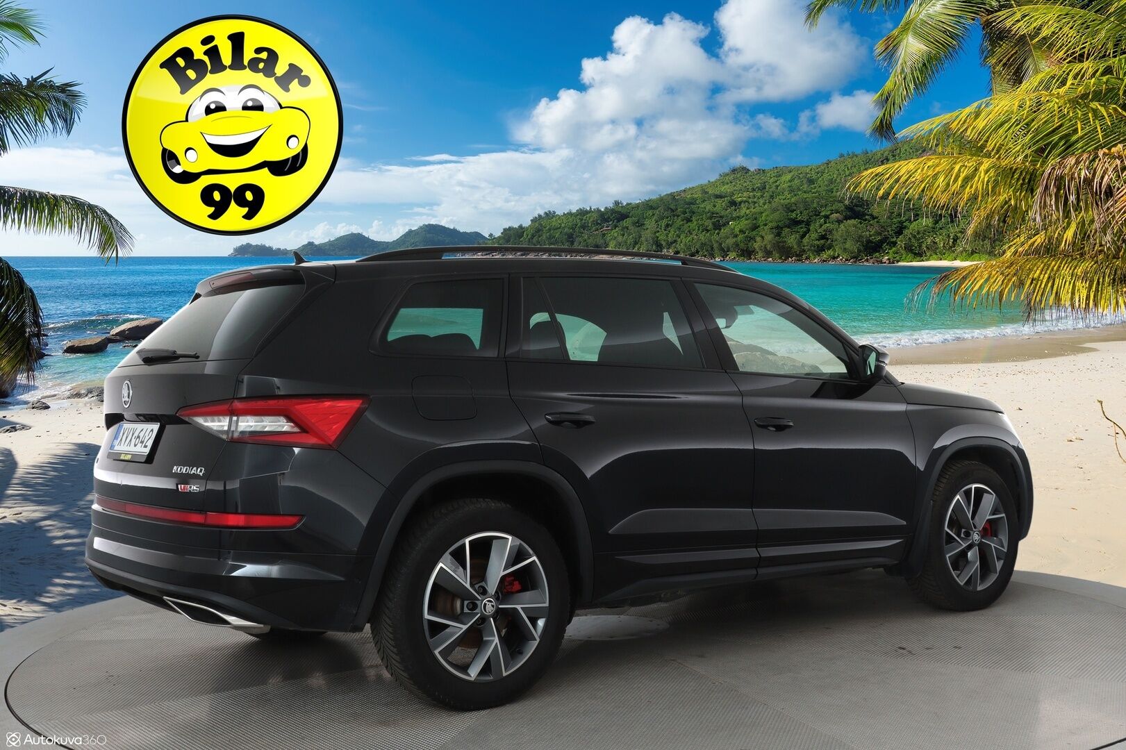 Skoda Kodiaq 2019 2,0 TDI 240 4x4 RS DSG Autom. **Adapt.vakkari / Canton / Keyless / Digimittaristo / Webasto / Koukku / Muistipenkki** - 3,99 % KORKOTARJOUS TÄHÄN AUTOON - 