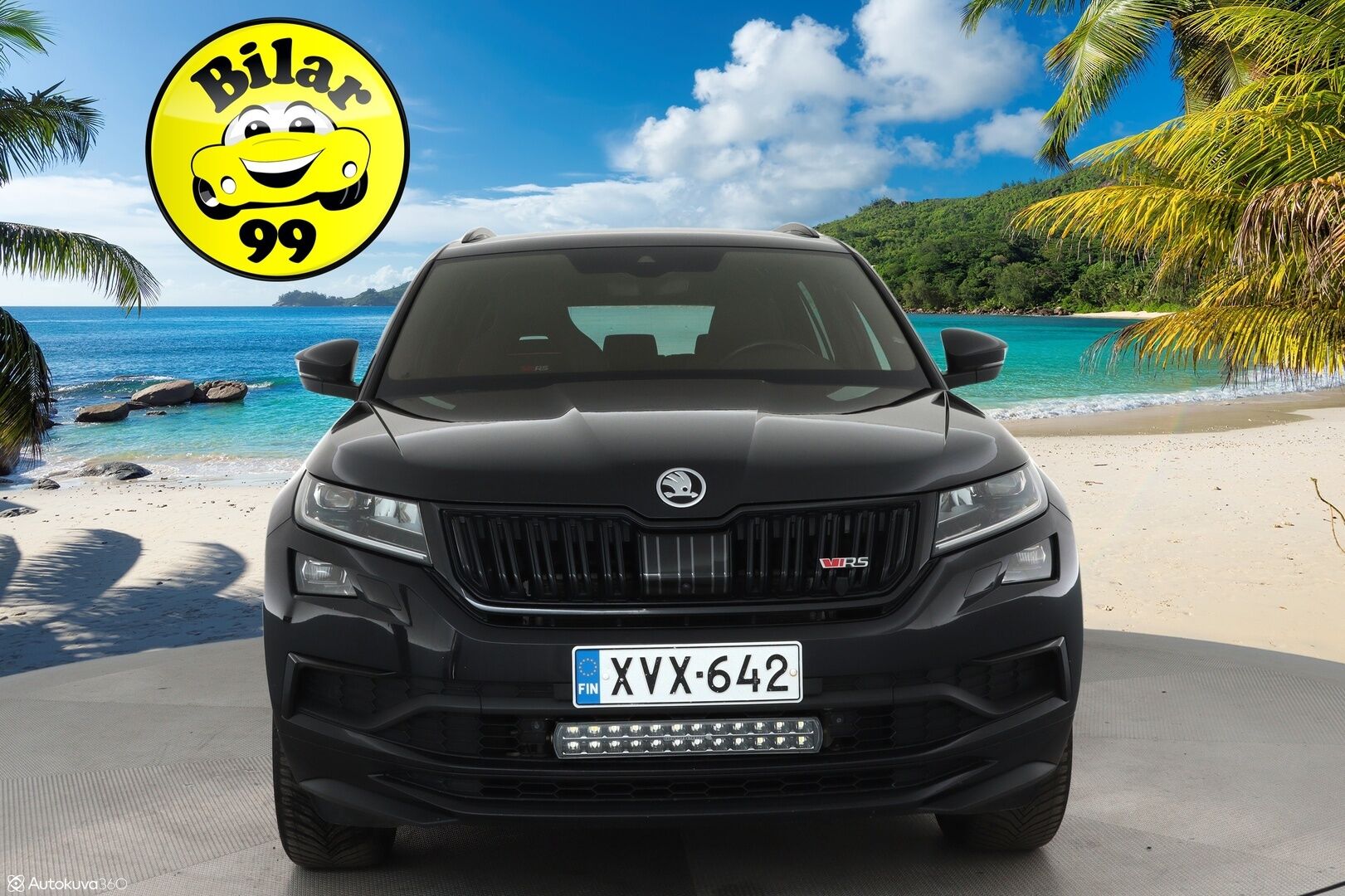 Skoda Kodiaq 2019 2,0 TDI 240 4x4 RS DSG Autom. **Adapt.vakkari / Canton / Keyless / Digimittaristo / Webasto / Koukku / Muistipenkki** - 3,99 % KORKOTARJOUS TÄHÄN AUTOON - 