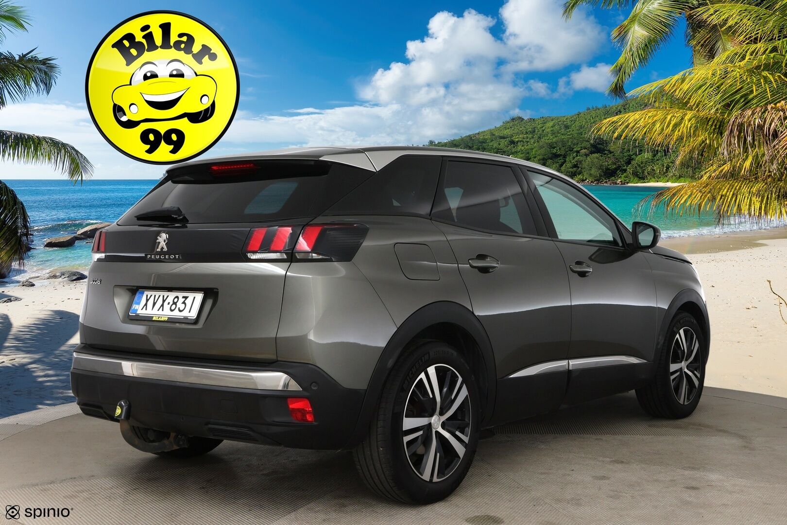 Peugeot 3008 2019 Allure PureTech 130 EAT8 / BLIS / Vetokoukku / Lohkolämmitin / Muistipenkki / Jakopää tehty 03/25 / FULL LED - Jakopää tehty 03/25! / 1. Om Suomi-auto! / Digimittaristo