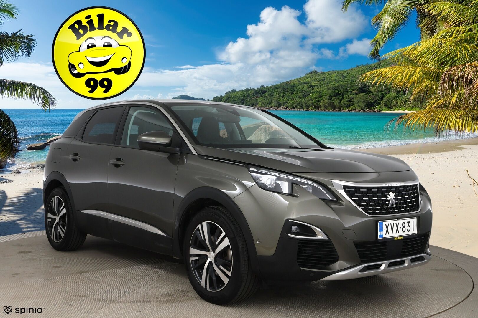 Peugeot 3008 2019 Allure PureTech 130 EAT8 / BLIS / Vetokoukku / Lohkolämmitin / Muistipenkki / Jakopää tehty 03/25 / FULL LED - Jakopää tehty 03/25! / 1. Om Suomi-auto! / Digimittaristo