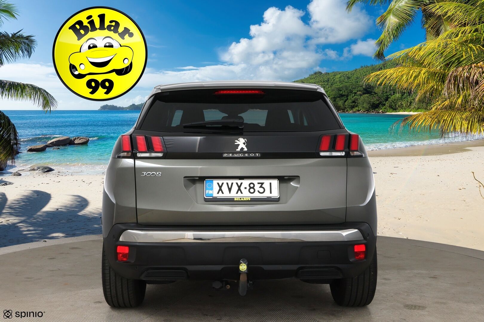 Peugeot 3008 2019 Allure PureTech 130 EAT8 / BLIS / Vetokoukku / Lohkolämmitin / Muistipenkki / Jakopää tehty 03/25 / FULL LED - Jakopää tehty 03/25! / 1. Om Suomi-auto! / Digimittaristo