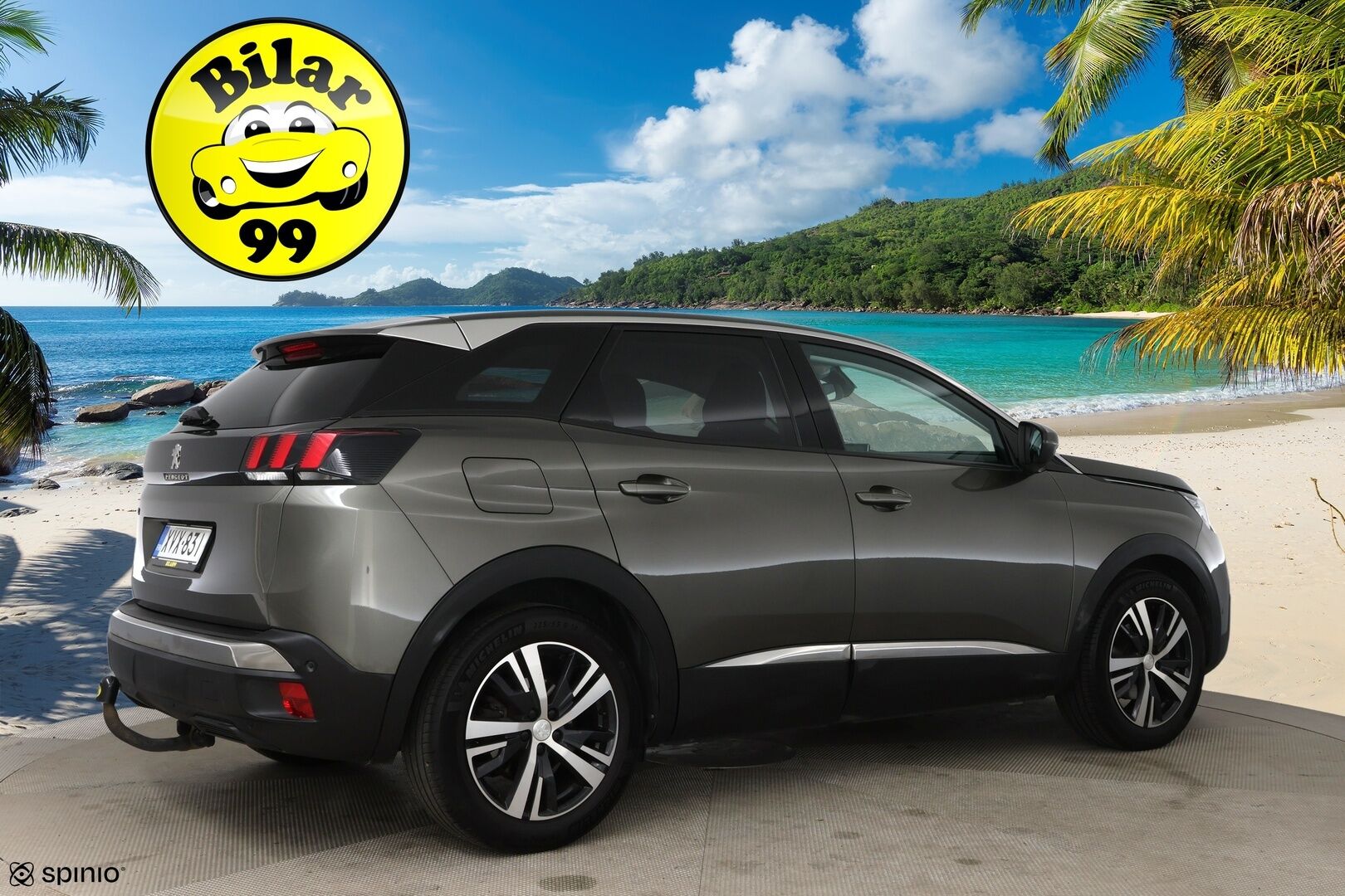 Peugeot 3008 2019 Allure PureTech 130 EAT8 / BLIS / Vetokoukku / Lohkolämmitin / Muistipenkki / Jakopää tehty 03/25 / FULL LED - Jakopää tehty 03/25! / 1. Om Suomi-auto! / Digimittaristo