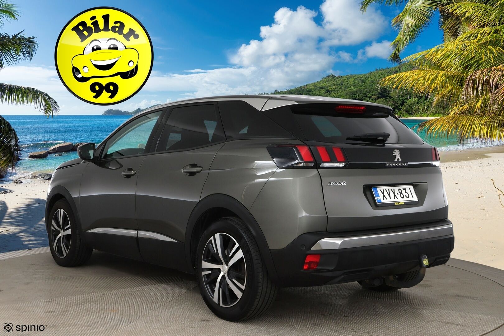 Peugeot 3008 2019 Allure PureTech 130 EAT8 / BLIS / Vetokoukku / Lohkolämmitin / Muistipenkki / Jakopää tehty 03/25 / FULL LED - Jakopää tehty 03/25! / 1. Om Suomi-auto! / Digimittaristo