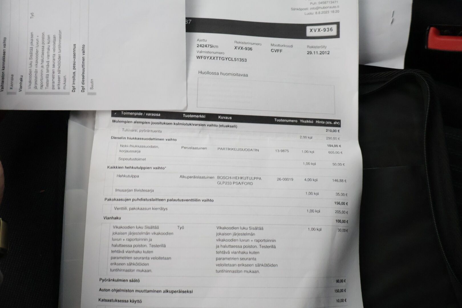 Ford Transit 2012 Custom *YritysOutlet - Myydään vain yrityksille * - *YritysOutlet - Myydään vain yrityksille *