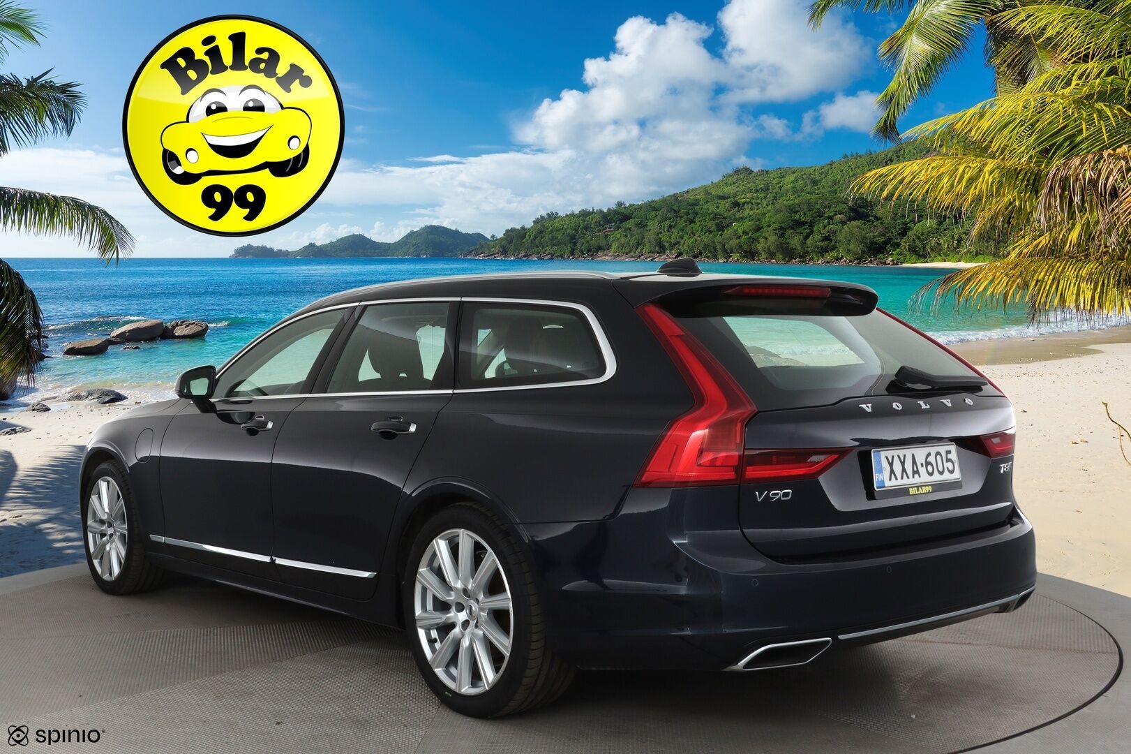 Volvo V90 2019 T8 AWD Business Inscription aut **Adapt.vakkari / Muistipenkki / Full LED / Ruskeat Sporttinahat / KeylessGo / P.kamera** - 3,99 % KORKOTARJOUS TÄHÄN AUTOON - 1.Om Suomi-auto / Kahdet renkaat aluvanteilla / Digimittaristo / BLIS / Webasto 