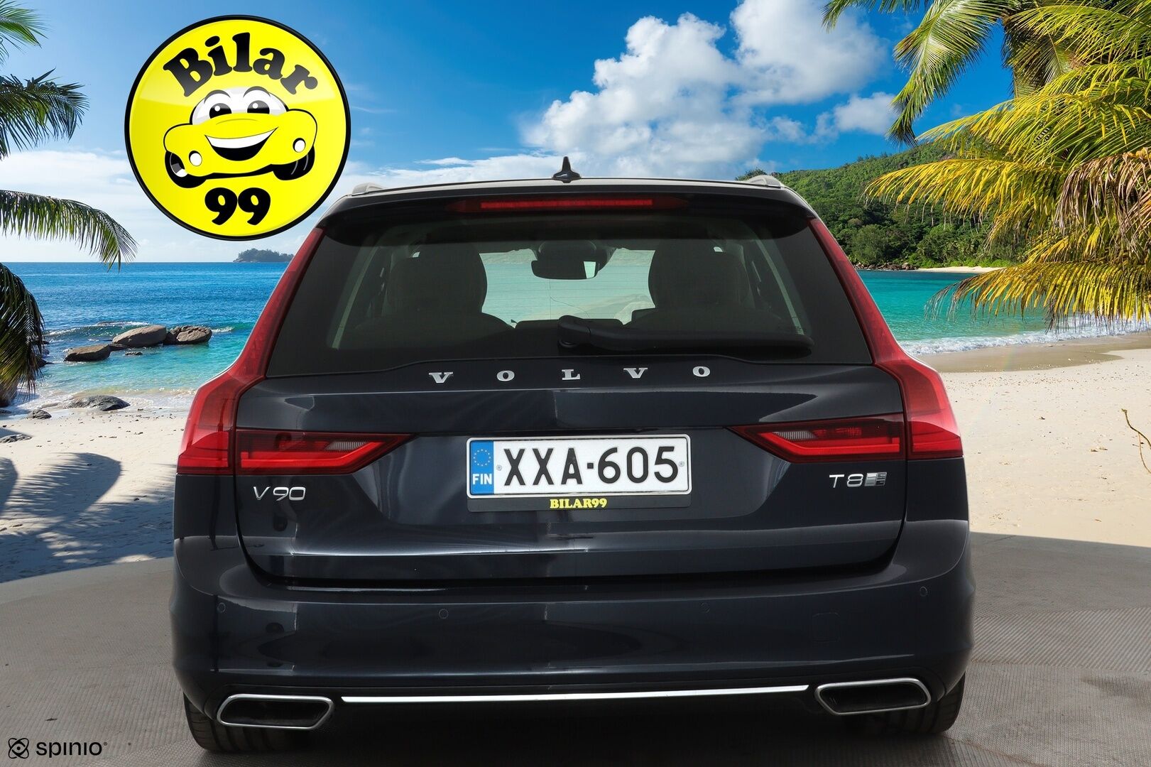 Volvo V90 2019 T8 AWD Business Inscription aut **Adapt.vakkari / Muistipenkki / Full LED / Ruskeat Sporttinahat / KeylessGo / P.kamera** - 3,99 % KORKOTARJOUS TÄHÄN AUTOON - 1.Om Suomi-auto / Kahdet renkaat aluvanteilla / Digimittaristo / BLIS / Webasto 