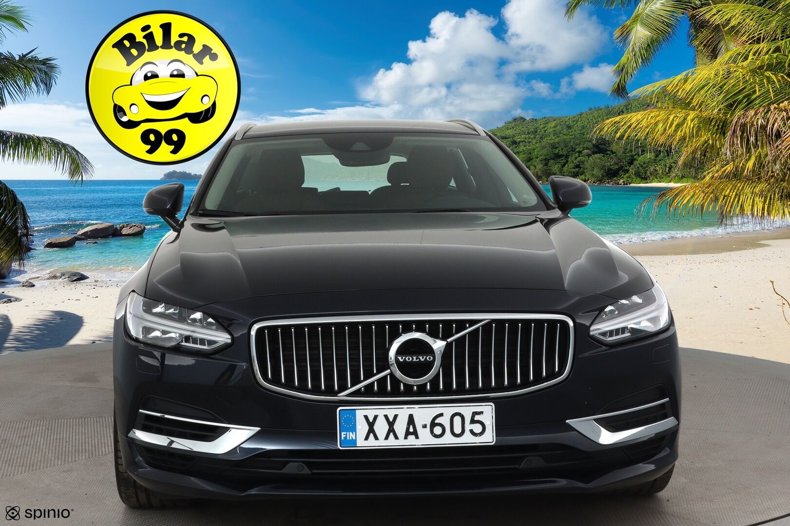 Volvo V90 2019 T8 AWD Business Inscription aut **Adapt.vakkari / Muistipenkki / Full LED / Ruskeat Sporttinahat / KeylessGo / P.kamera** - 3,99 % KORKOTARJOUS TÄHÄN AUTOON - 1.Om Suomi-auto / Kahdet renkaat aluvanteilla / Digimittaristo / BLIS / Webasto 