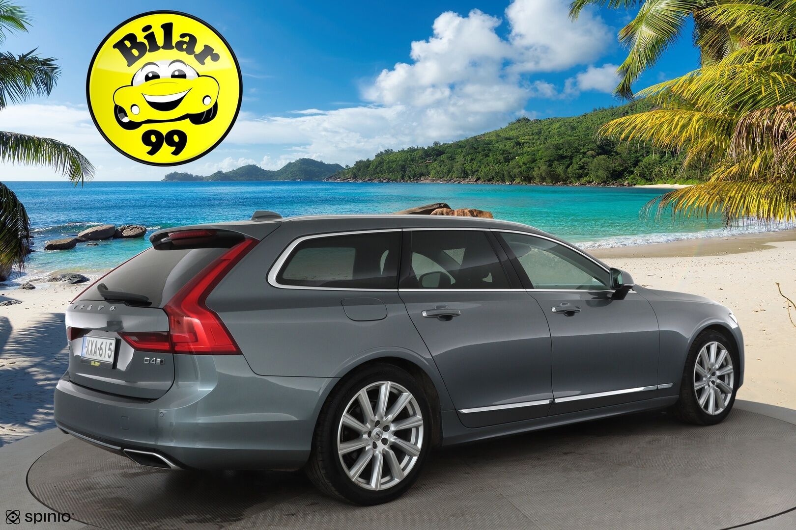 Volvo V90 2019 D4 AWD Business Inscription aut - Suomiauto / Webasto / Peruutuskamera / Full-LED / Ruskea Nahkasisusta / Muistipenkki / BLIS / Huippuvarusteet!