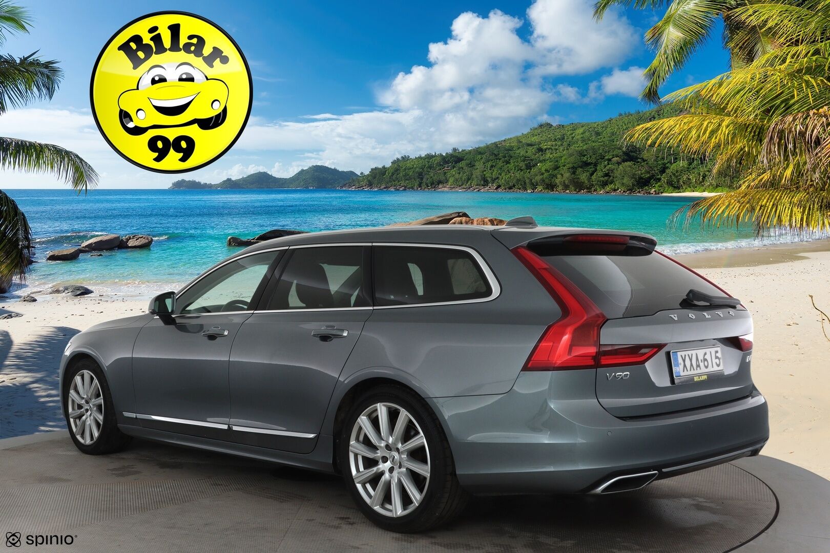 Volvo V90 2019 D4 AWD Business Inscription aut - Suomiauto / Webasto / Peruutuskamera / Full-LED / Ruskea Nahkasisusta / Muistipenkki / BLIS / Huippuvarusteet!