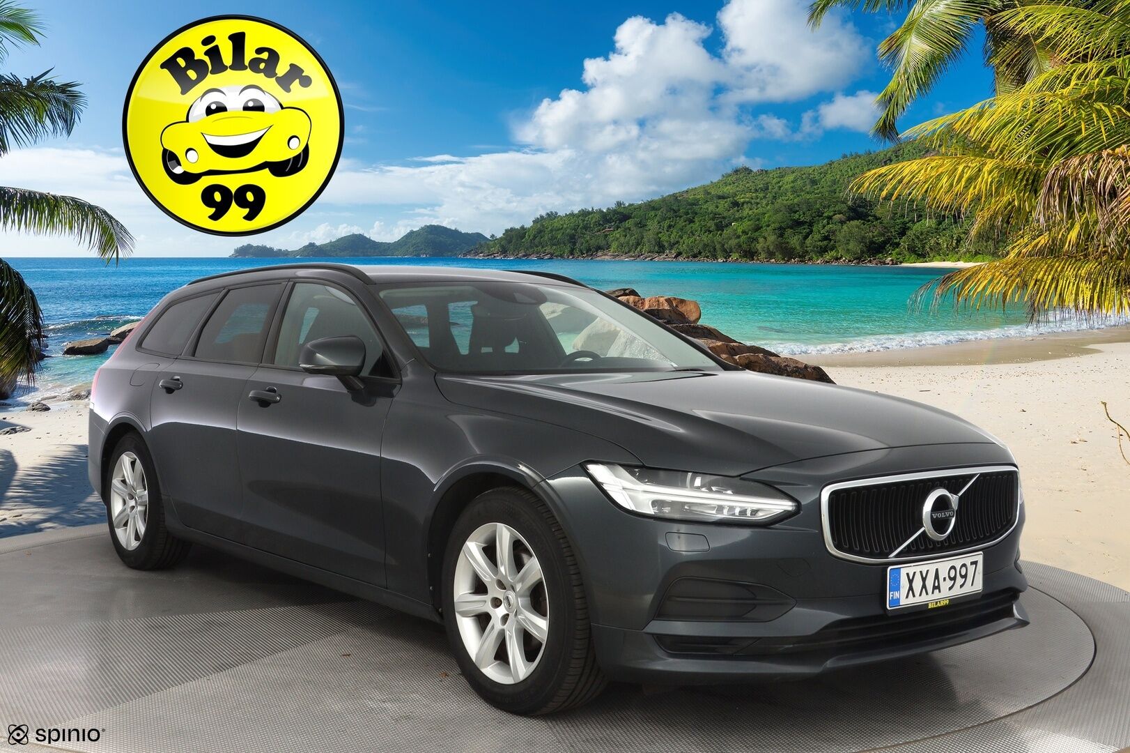 Volvo V90 2018 D3 AWD Momentum Aut. *ACC / Webasto / Vetokoukku / Osasähkö* - KATSO HINTA! / Kahdet todella hyvät renkaat alumiinivantein / Viimeisin huolto 215tkm