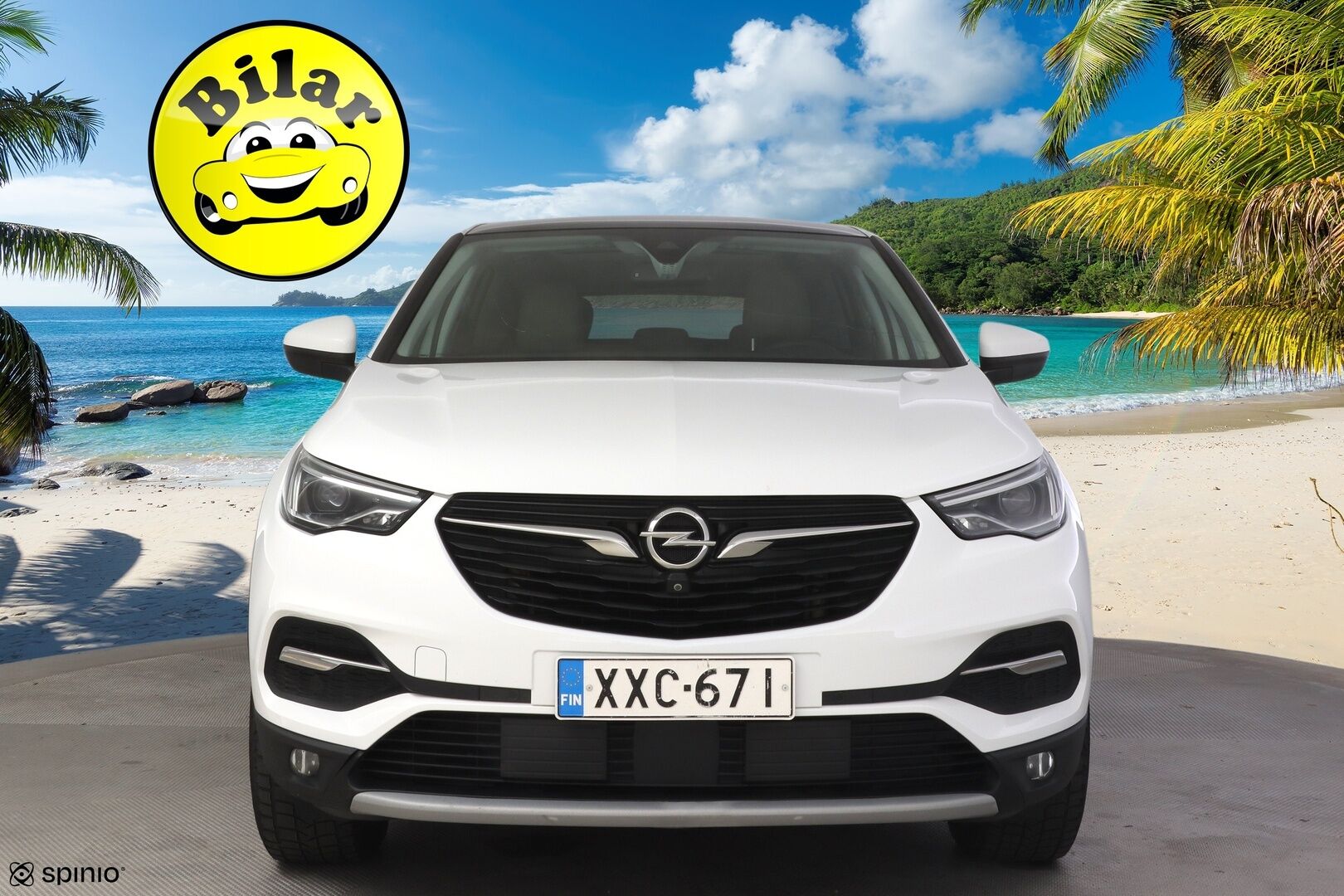 Opel Grandland X 2019 Innovation Plus 130 Turbo A - | Suomi-Auto | Vetokoukku | Etu- ja taka kamera | Kuolleenkulmanvaroitin | Lasikatto | Keyless | Lämmitettävä ohjauspyörä | Takapenkkien lämmitys  Navi | 