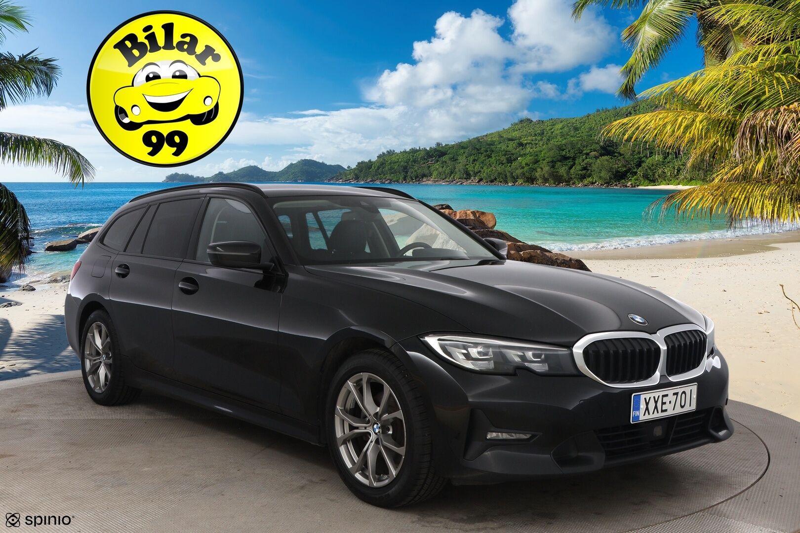 BMW 320 2020 G21 A xDrive Business Sport MHEV / Suomi-auto / Webasto / Adapt.Vakkari / Adapt.LED / HiFi - Puolinahka Sporttipenkit  / Sähköluukku / Digimittaristo - HULLUT BLACKWEEK JATKOT - KORKOTARJOUS 2,49%