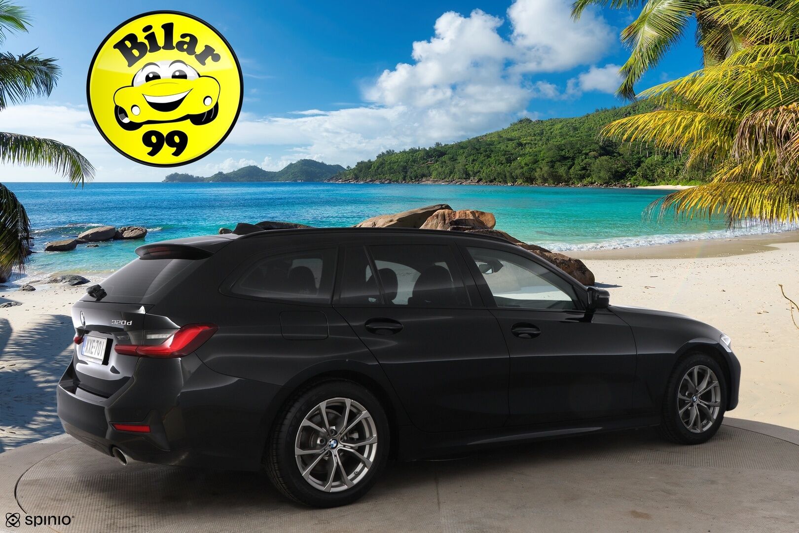 BMW 320 2020 G21 A xDrive Business Sport MHEV / Suomi-auto / Webasto / Adapt.Vakkari / Adapt.LED / HiFi - Puolinahka Sporttipenkit  / Sähköluukku / Digimittaristo / 2x Hyvät renkaat aluvantein!