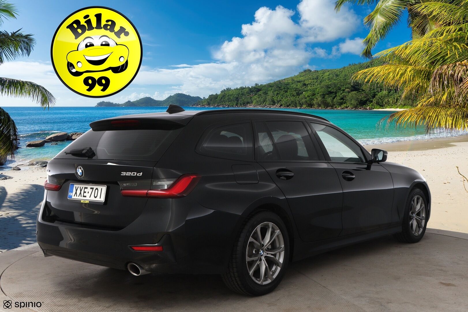 BMW 320 2020 G21 A xDrive Business Sport MHEV / Suomi-auto / Webasto / Adapt.Vakkari / Adapt.LED / HiFi - Puolinahka Sporttipenkit  / Sähköluukku / Digimittaristo - HULLUT BLACKWEEK JATKOT - KORKOTARJOUS 2,49%