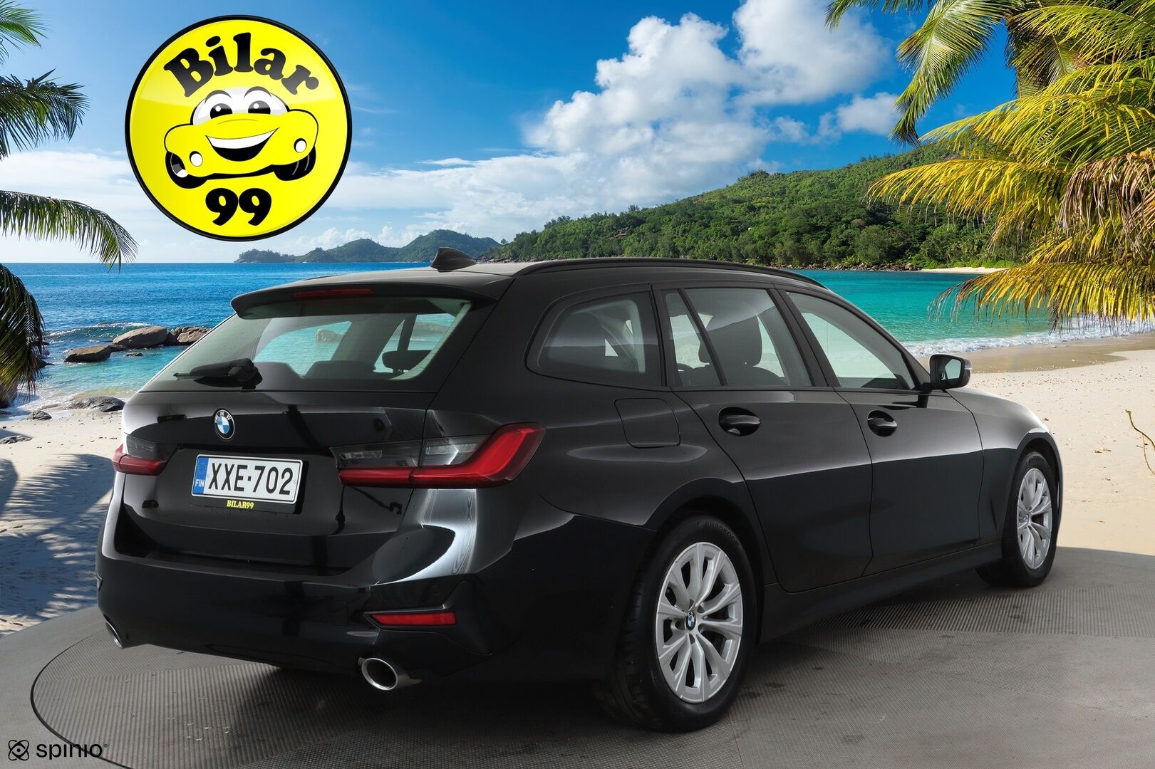 BMW 320 2020 G21 Touring 320d A xDrive Business MHEV **Sisätilanlämmitin / LED-valot / P.Tutkat / Kaistavahti / Vakkari** - 3,99 % KORKOTARJOUS TÄHÄN AUTOON - 1-om Suomi-auto / Kahdet Renkaat / Merkkihuollettu!