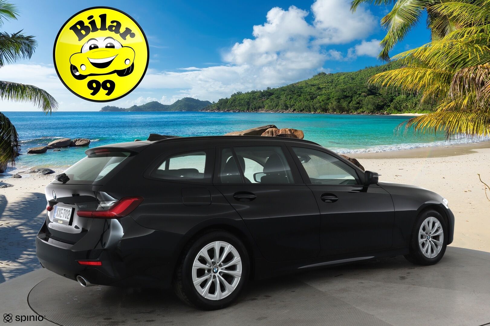 BMW 320 2020 G21 Touring 320d A xDrive Business MHEV **Sisätilanlämmitin / LED-valot / P.Tutkat / Kaistavahti / Vakkari** - 3,99 % KORKOTARJOUS TÄHÄN AUTOON - 1-om Suomi-auto / Kahdet Renkaat / Merkkihuollettu!