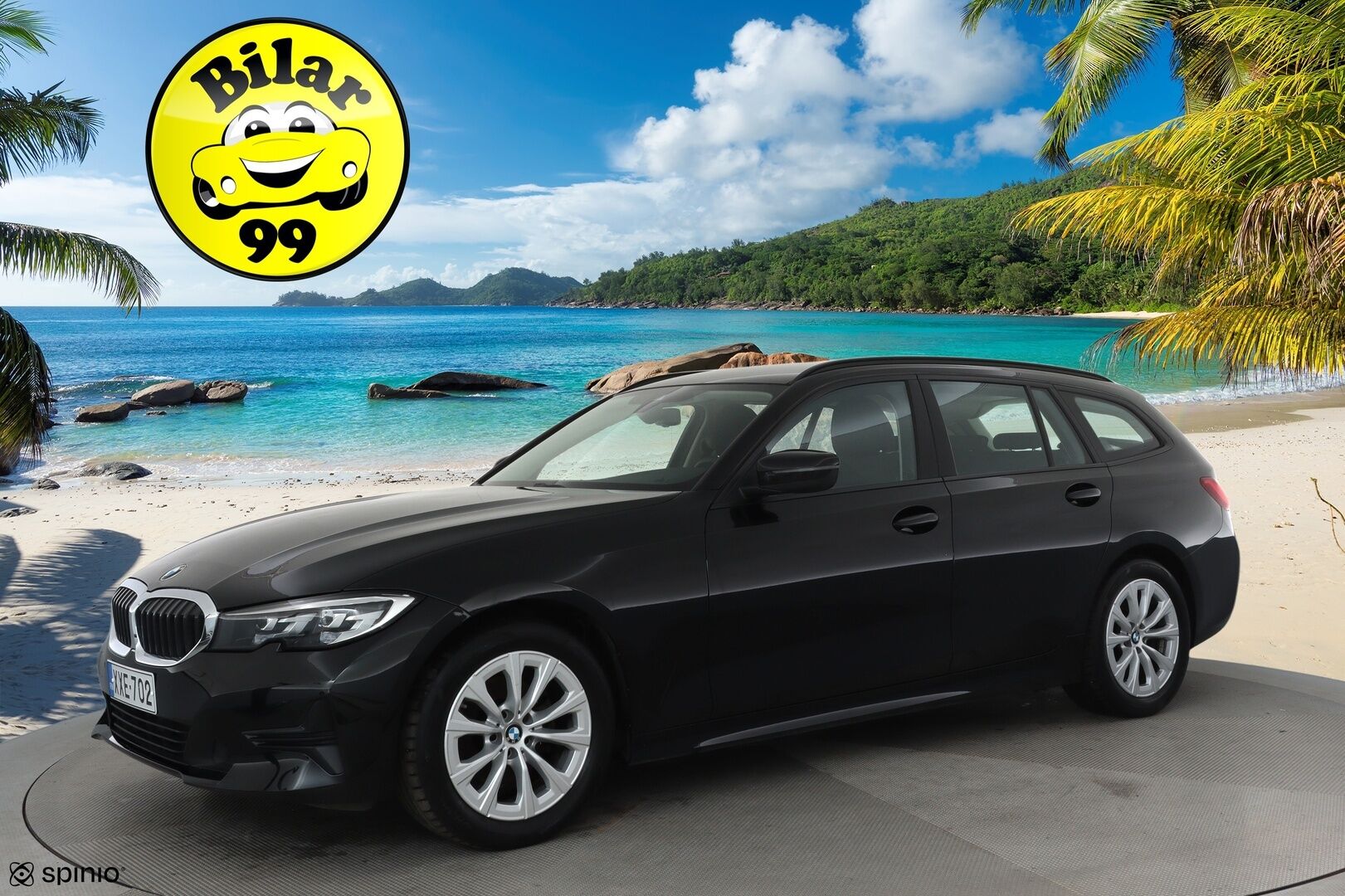 BMW 320 2020 G21 Touring 320d A xDrive Business MHEV **Sisätilanlämmitin / LED-valot / P.Tutkat / Kaistavahti / Vakkari** - 3,99 % KORKOTARJOUS TÄHÄN AUTOON - 1-om Suomi-auto / Kahdet Renkaat / Merkkihuollettu!