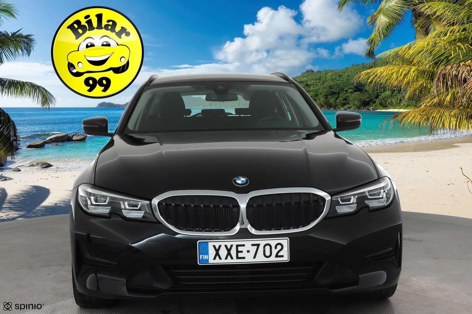 BMW 320 2020 G21 Touring 320d A xDrive Business MHEV **Sisätilanlämmitin / LED-valot / P.Tutkat / Kaistavahti / Vakkari** - 3,99 % KORKOTARJOUS TÄHÄN AUTOON - 1-om Suomi-auto / Kahdet Renkaat / Merkkihuollettu!