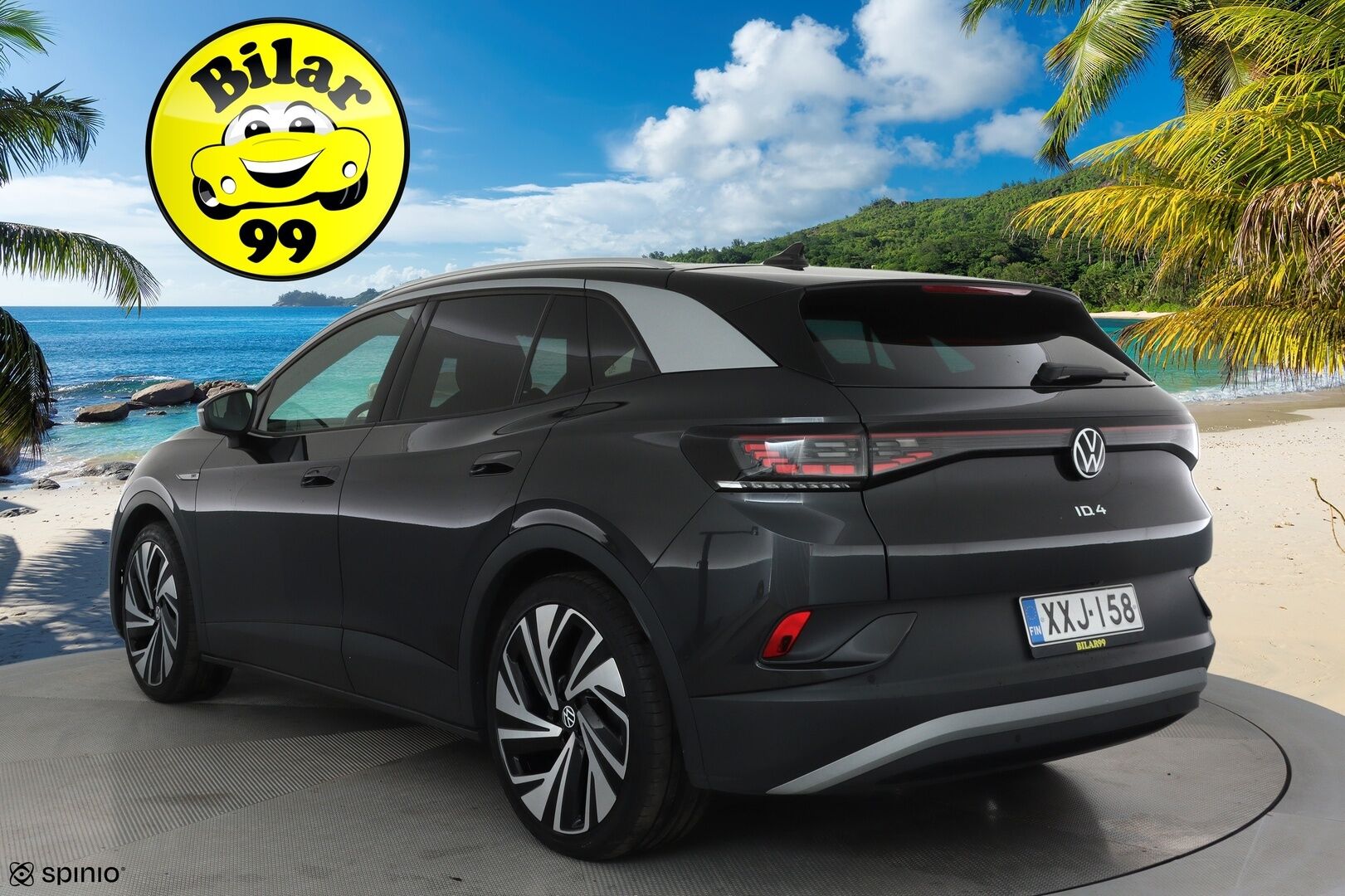 Volkswagen ID.4 2021 Pro Performance 1ST Max 150 kW, akku 77 kWh **Adapt.vakkari / HUD / Muistipenkit / Lasikatto / Matrix LED** - 1.Om Suomi-auto / Kahdet renkaat aluvanteilla / Koukku / Hierovat etuistuimet / Ratinlämmitin / Tuulilasin lämmitin / Nahka-Alcantara 