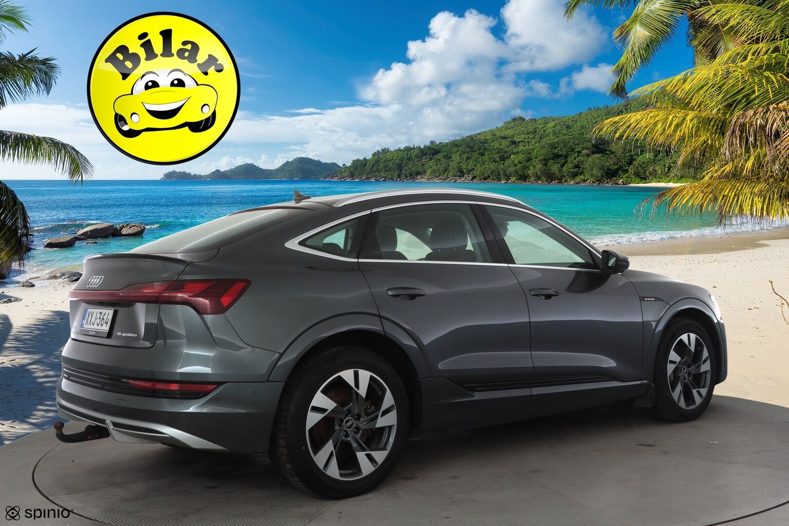 Audi e-tron 2021 Sportback 55 quattro - | Koukku | ACC | 360 | Sporttipenkit | LED | Night Vision | Kaistavahti | Katveavustin | Kahdet renkaat | Suomi-auto | Merkkihuollot |