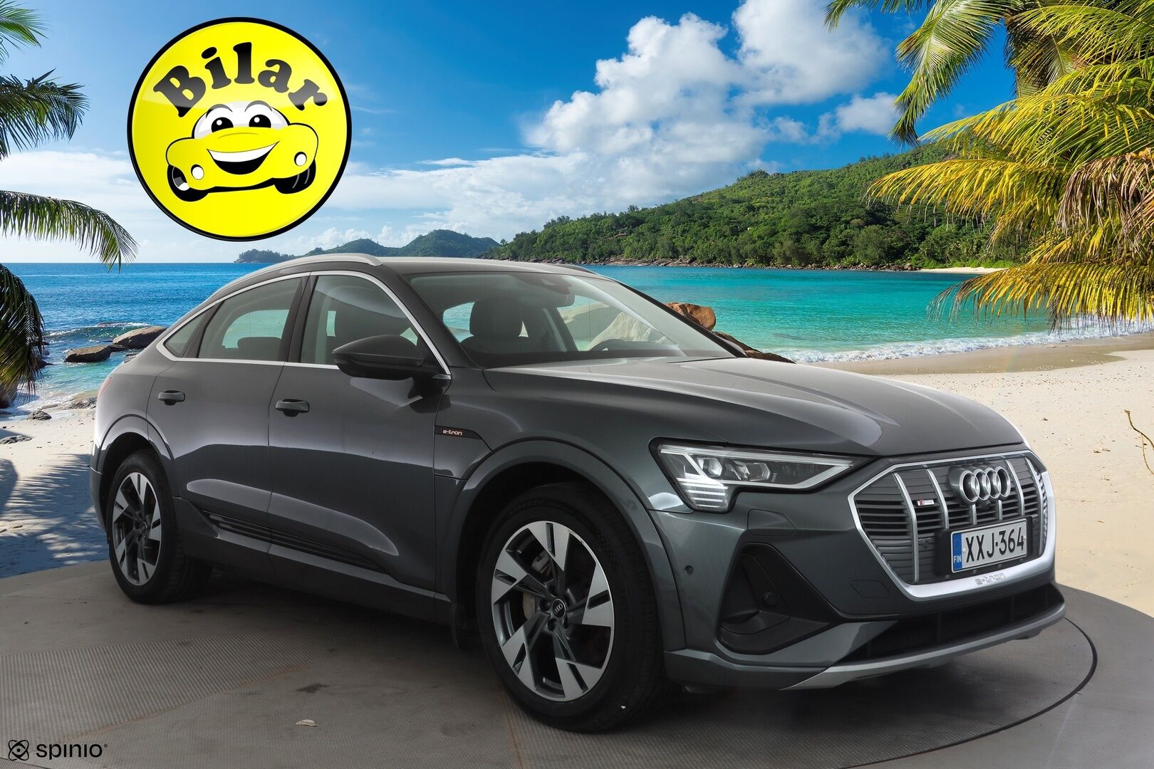 Audi e-tron 2021 Sportback 55 quattro - | Koukku | ACC | 360 | Sporttipenkit | LED | Night Vision | Kaistavahti | Katveavustin | Kahdet renkaat | Suomi-auto | Merkkihuollot |