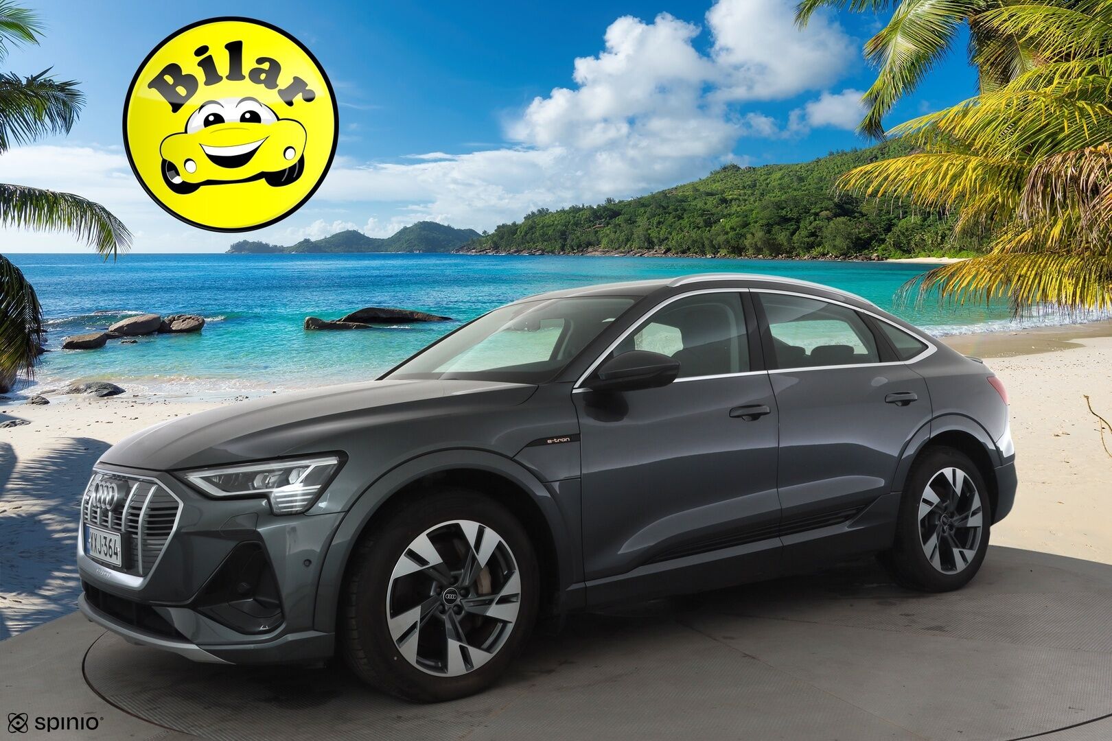 Audi e-tron 2021 Sportback 55 quattro - | Koukku | ACC | 360 | Sporttipenkit | LED | Night Vision | Kaistavahti | Katveavustin | Kahdet renkaat | Suomi-auto | Merkkihuollot |