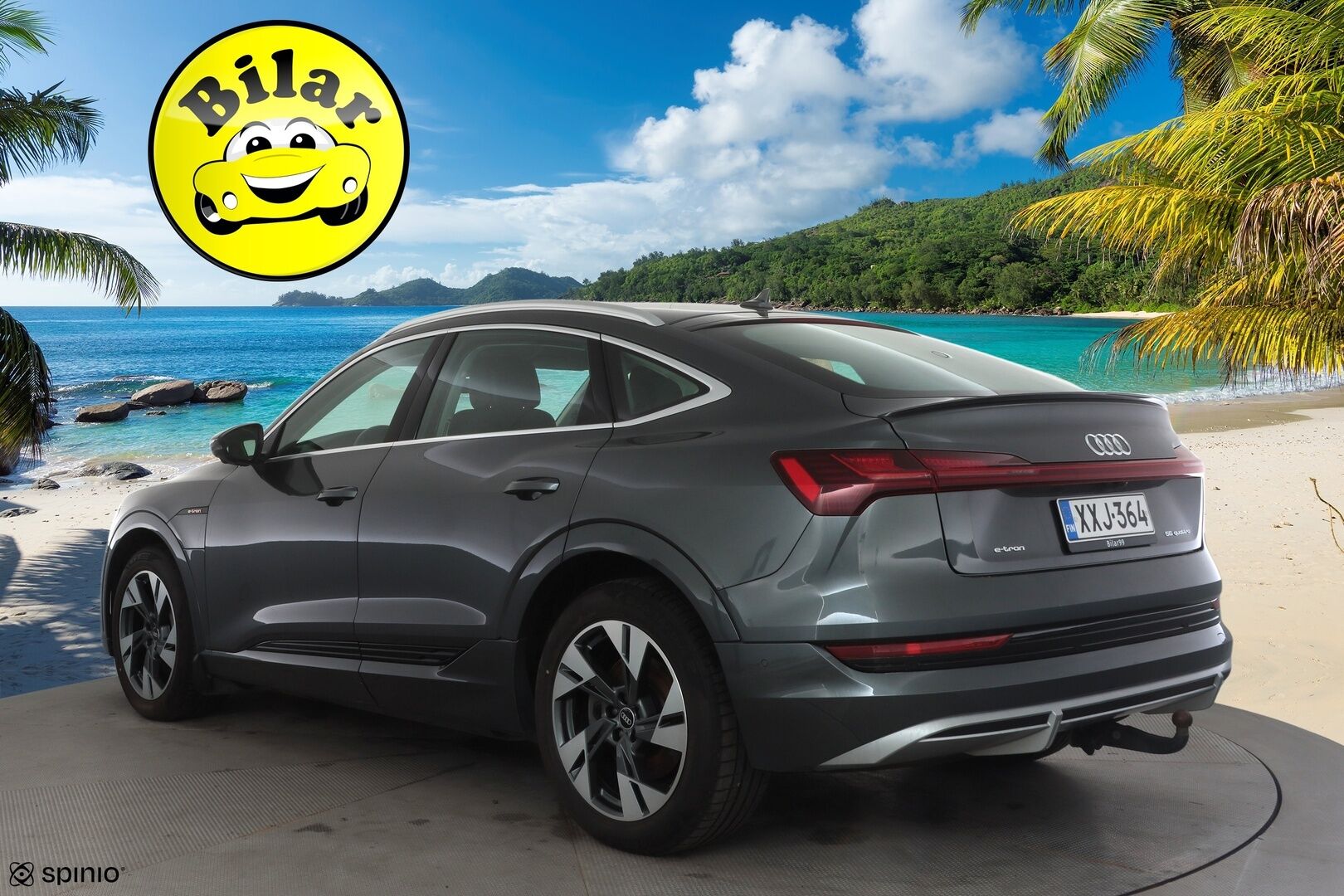 Audi e-tron 2021 Sportback 55 quattro - | Koukku | ACC | 360 | Sporttipenkit | LED | Night Vision | Kaistavahti | Katveavustin | Kahdet renkaat | Suomi-auto | Merkkihuollot |