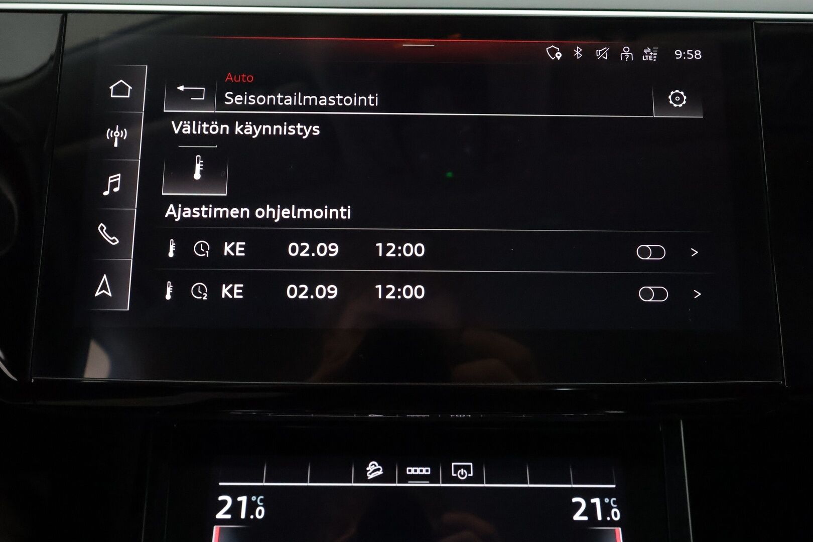 Audi e-tron 2021 Sportback 55 quattro - | Koukku | ACC | 360 | Sporttipenkit | LED | Night Vision | Kaistavahti | Katveavustin | Kahdet renkaat | Suomi-auto | Merkkihuollot |