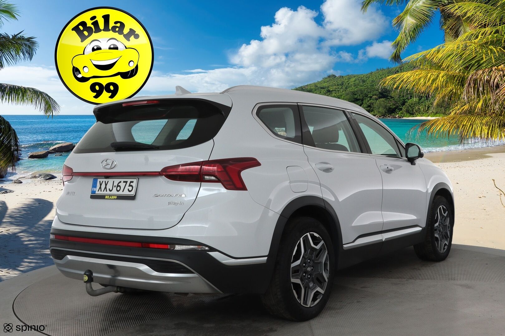 Hyundai Santa Fe 2021 1.6 T-GDI 265 hv Plug in 4WD 6AT Style 7P **ACC / 360° / KRELL / Koukku / Sähköpenkit / LED / Navi / KeylessGo** - 3,99 % KORKOTARJOUS TÄHÄN AUTOON 7.9. ASTI! - Suomi-auto / Kahdet renkaat aluvanteilla / Merkkihuollettu
