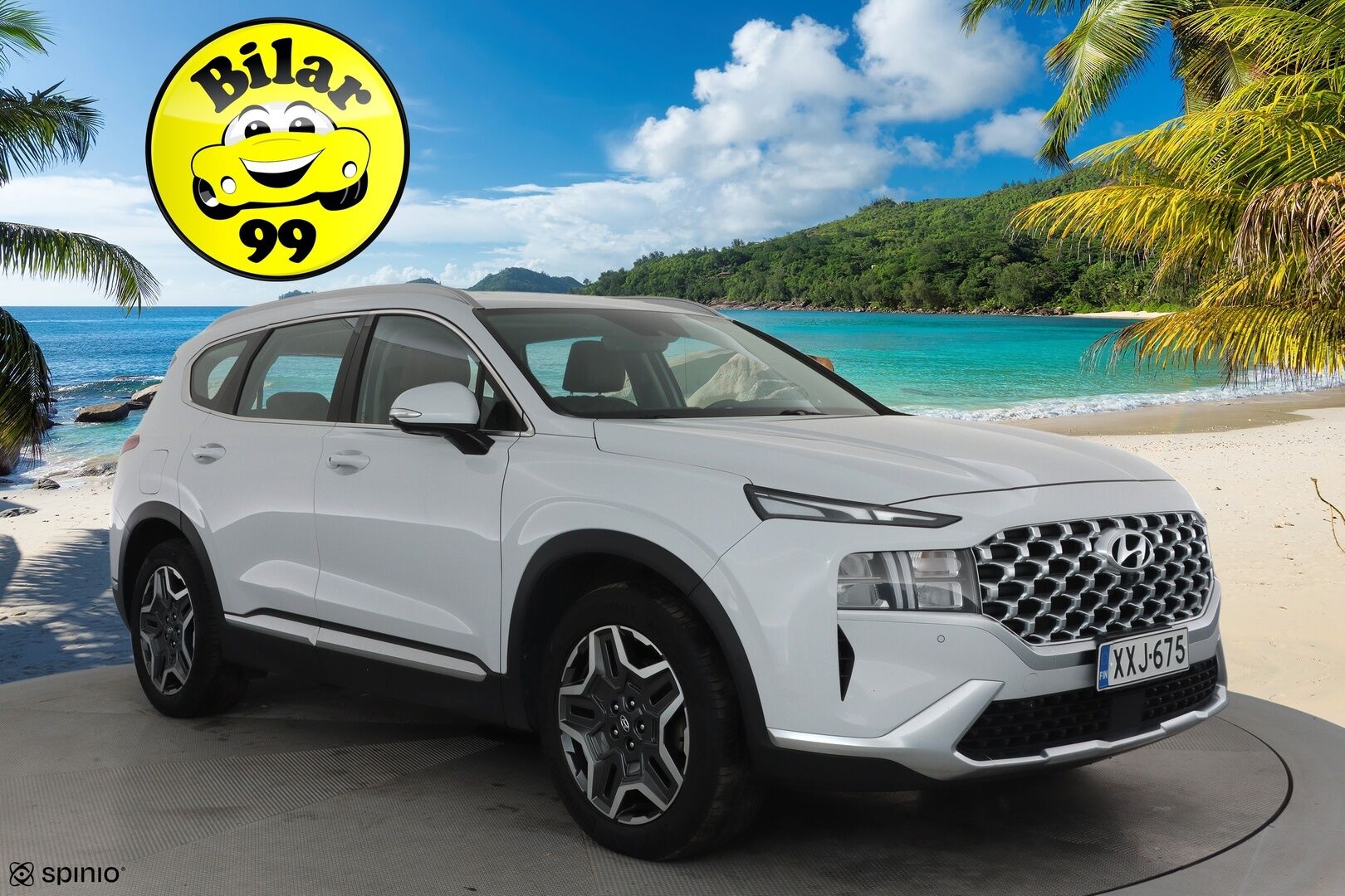 Hyundai Santa Fe 2021 1.6 T-GDI 265 hv Plug in 4WD 6AT Style 7P **ACC / 360° / KRELL / Koukku / Sähköpenkit / LED / Navi / KeylessGo** - 3,99 % KORKOTARJOUS TÄHÄN AUTOON 7.9. ASTI! - Suomi-auto / Kahdet renkaat aluvanteilla / Merkkihuollettu