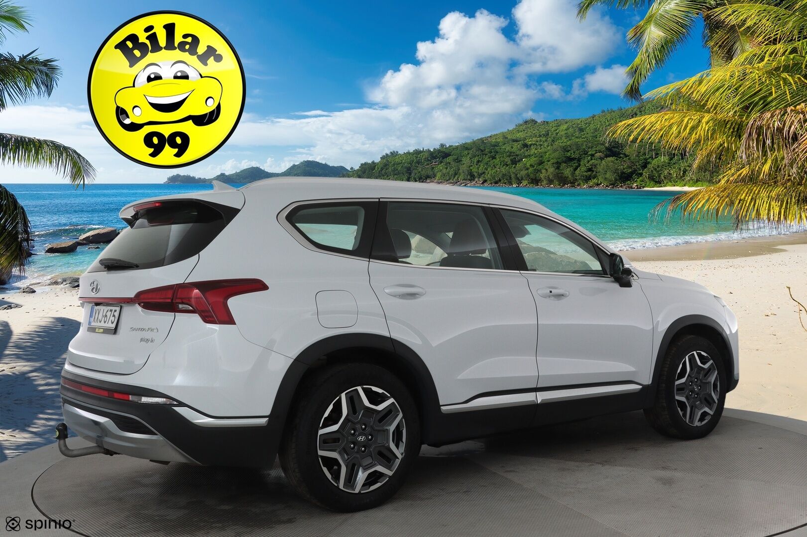 Hyundai Santa Fe 2021 1.6 T-GDI 265 hv Plug in 4WD 6AT Style 7P **ACC / 360° / KRELL / Koukku / Sähköpenkit / LED / Navi / KeylessGo** - 3,99 % KORKOTARJOUS TÄHÄN AUTOON 7.9. ASTI! - Suomi-auto / Kahdet renkaat aluvanteilla / Merkkihuollettu