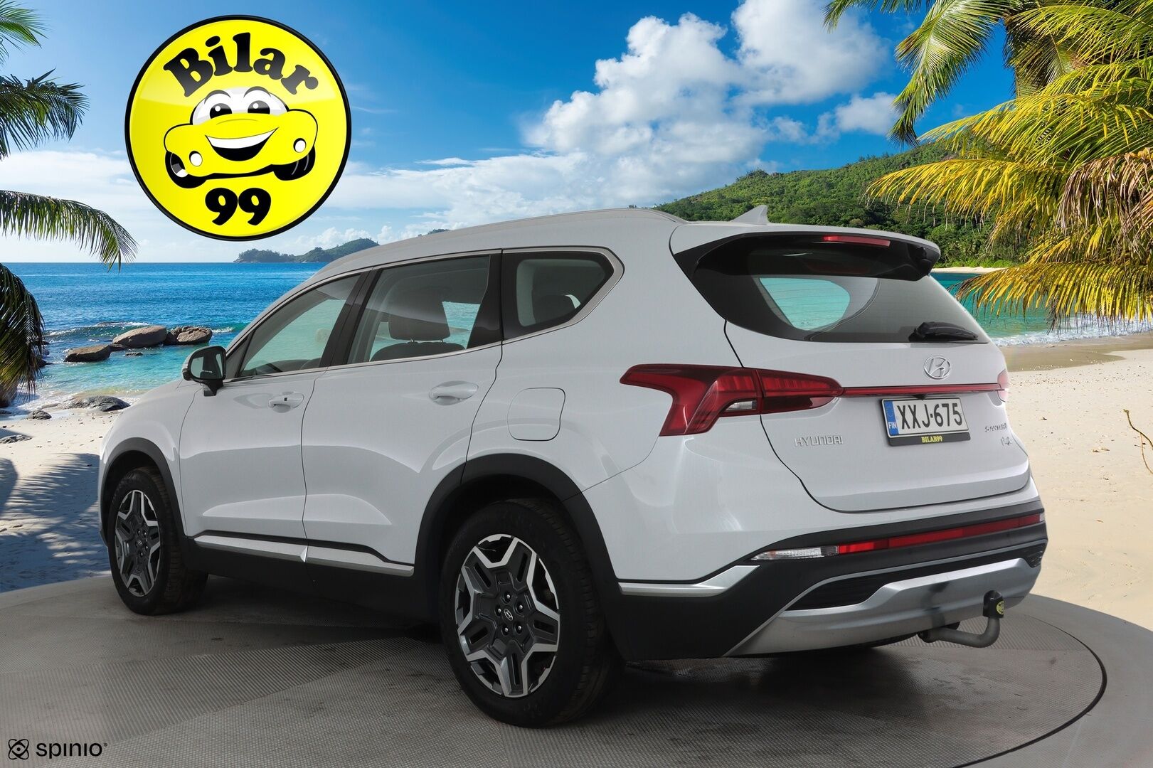 Hyundai Santa Fe 2021 1.6 T-GDI 265 hv Plug in 4WD 6AT Style 7P **ACC / 360° / KRELL / Koukku / Sähköpenkit / LED / Navi / KeylessGo** - 3,99 % KORKOTARJOUS TÄHÄN AUTOON 7.9. ASTI! - Suomi-auto / Kahdet renkaat aluvanteilla / Merkkihuollettu