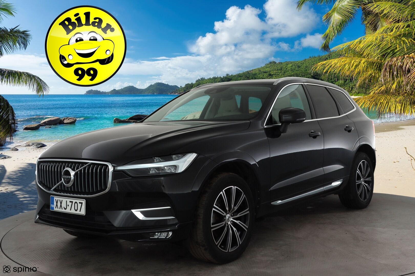 Volvo XC60 2021 B4 AWD D-MHEV Business Inscription aut * ACC / 360° / Full LED / Navi / Webasto / Muistipenkki / Vaaleat nahat / Koukku * - 1.Om Suomi-auto / Kahdet renkaat aluvanteilla / Merkkihuollettu - HULLU BLACKWEEK KORKOTARJOUS 2,49%