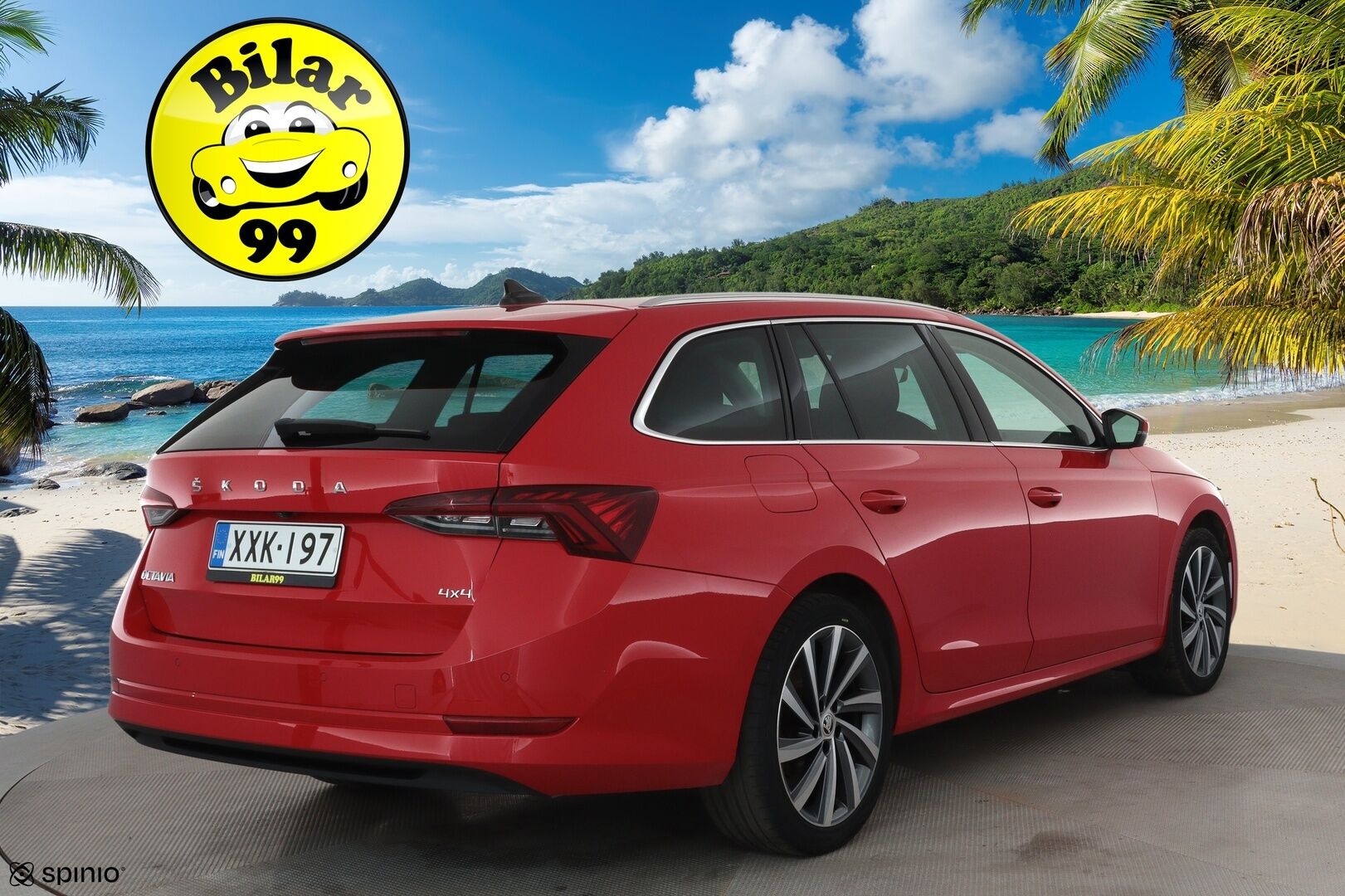 Skoda Octavia 2021 Combi 2,0 TDI 200 4x4 Style DSG Autom. **Muistipenkki / Adapt.vakkari / Matrix LED / Webasto / P.kamera / KeylessGo** - 1. om Suomi-auto / Navi / Kahdet renkaat aluvanteilla