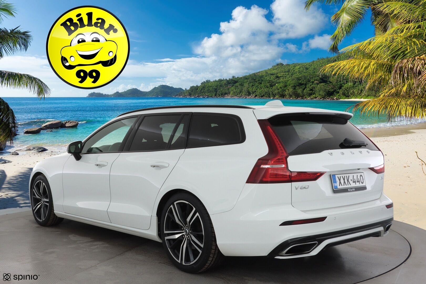 Volvo V60 2021 B4 MHEV Business R-Design aut * ACC / H&K / Webasto / Koukku / Full LED / P.kamera / Muistipenkki / Navi / Sporttipenkit / Keyless * - 1.Om Suomi-auto / Kahdet renkaat aluvanteilla / Merkkihuollettu