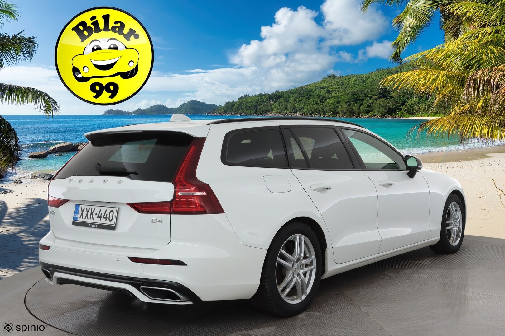 Volvo V60 2021 B4 MHEV Business R-Design aut * ACC / H&K / Webasto / Koukku / Full LED / P.kamera / Muistipenkki / Navi / Sporttipenkit / Keyless * - 1.Om Suomi-auto / Kahdet renkaat aluvanteilla / Merkkihuollettu