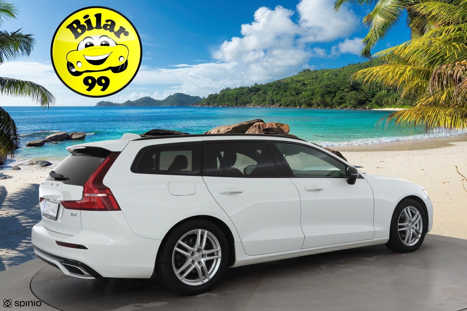 Volvo V60 2021 B4 MHEV Business R-Design aut * ACC / H&K / Webasto / Koukku / Full LED / P.kamera / Muistipenkki / Navi / Sporttipenkit / Keyless * - 1.Om Suomi-auto / Kahdet renkaat aluvanteilla / Merkkihuollettu