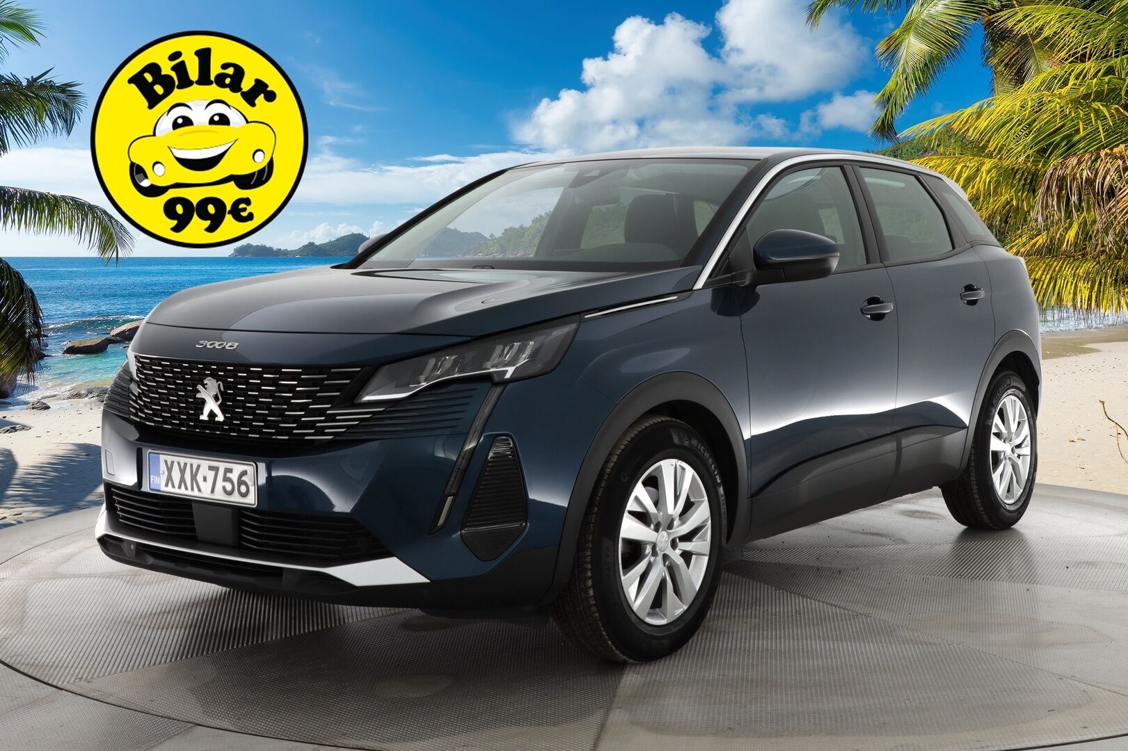 Peugeot 3008 2021 Active PureTech 130 EAT8 - Suomi-auto / Lohkolämmitin / Digimittaristo / P.Kamera / Vakkari