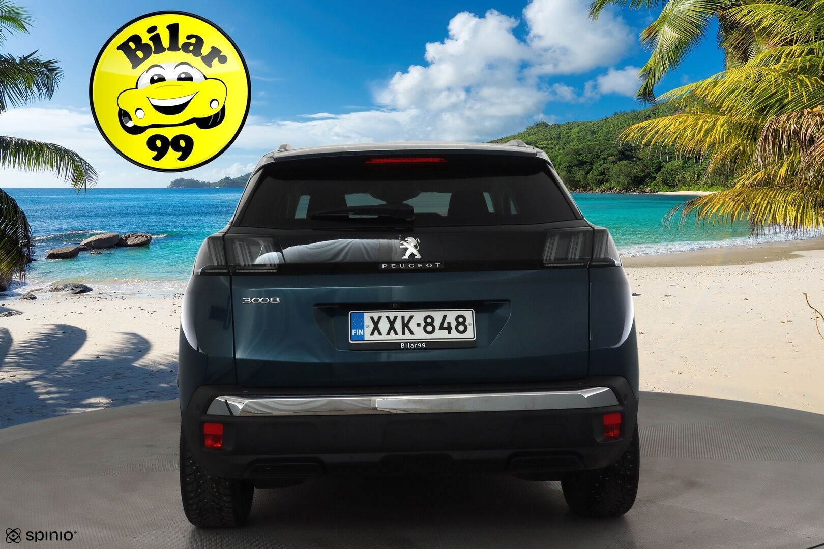 Peugeot 3008 2021 Allure 210 Anniversary BlueHDi 130 EAT8 * ACC / LED / P.Kamera / Kaistavahti / Navi / Keyless * - 1-om Suomi-auto / Kahdet renkaat aluvanteilla