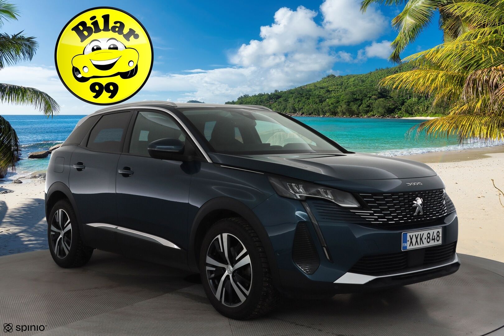 Peugeot 3008 2021 Allure 210 Anniversary BlueHDi 130 EAT8 * ACC / LED / P.Kamera / Kaistavahti / Navi / Keyless * - 1-om Suomi-auto / Kahdet renkaat aluvanteilla