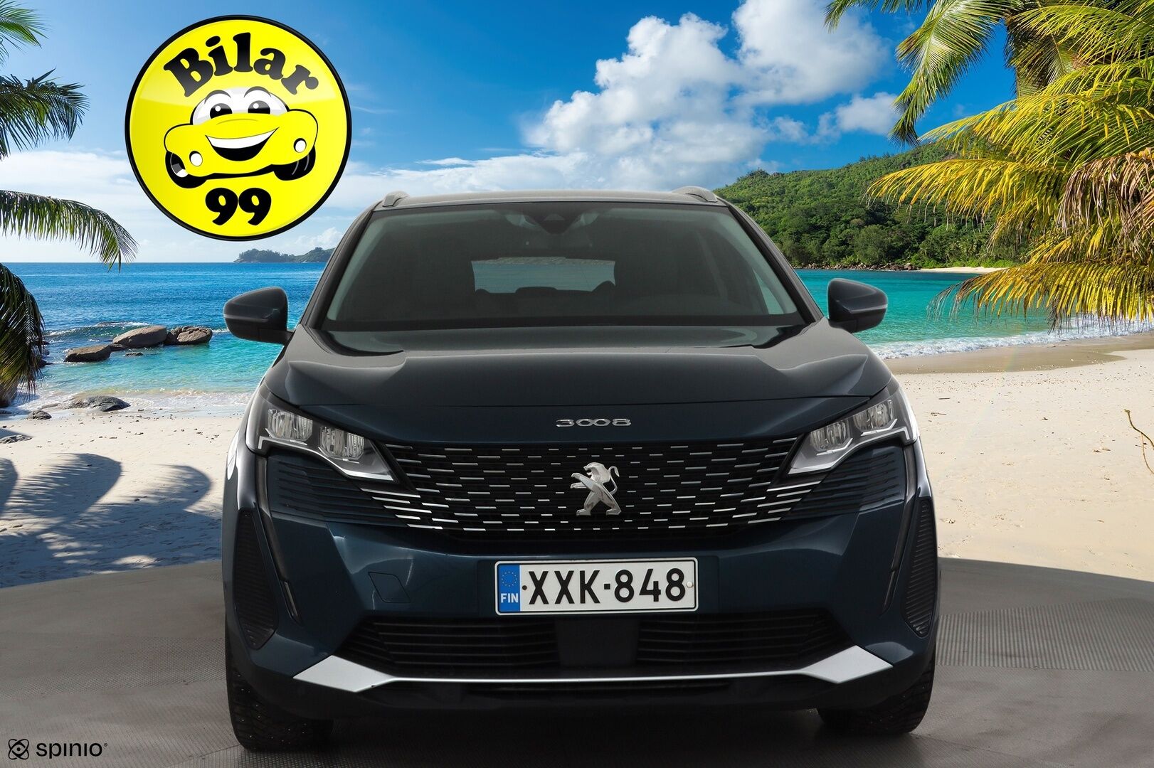 Peugeot 3008 2021 Allure 210 Anniversary BlueHDi 130 EAT8 * ACC / LED / P.Kamera / Kaistavahti / Navi / Keyless * - 1-om Suomi-auto / Kahdet renkaat aluvanteilla