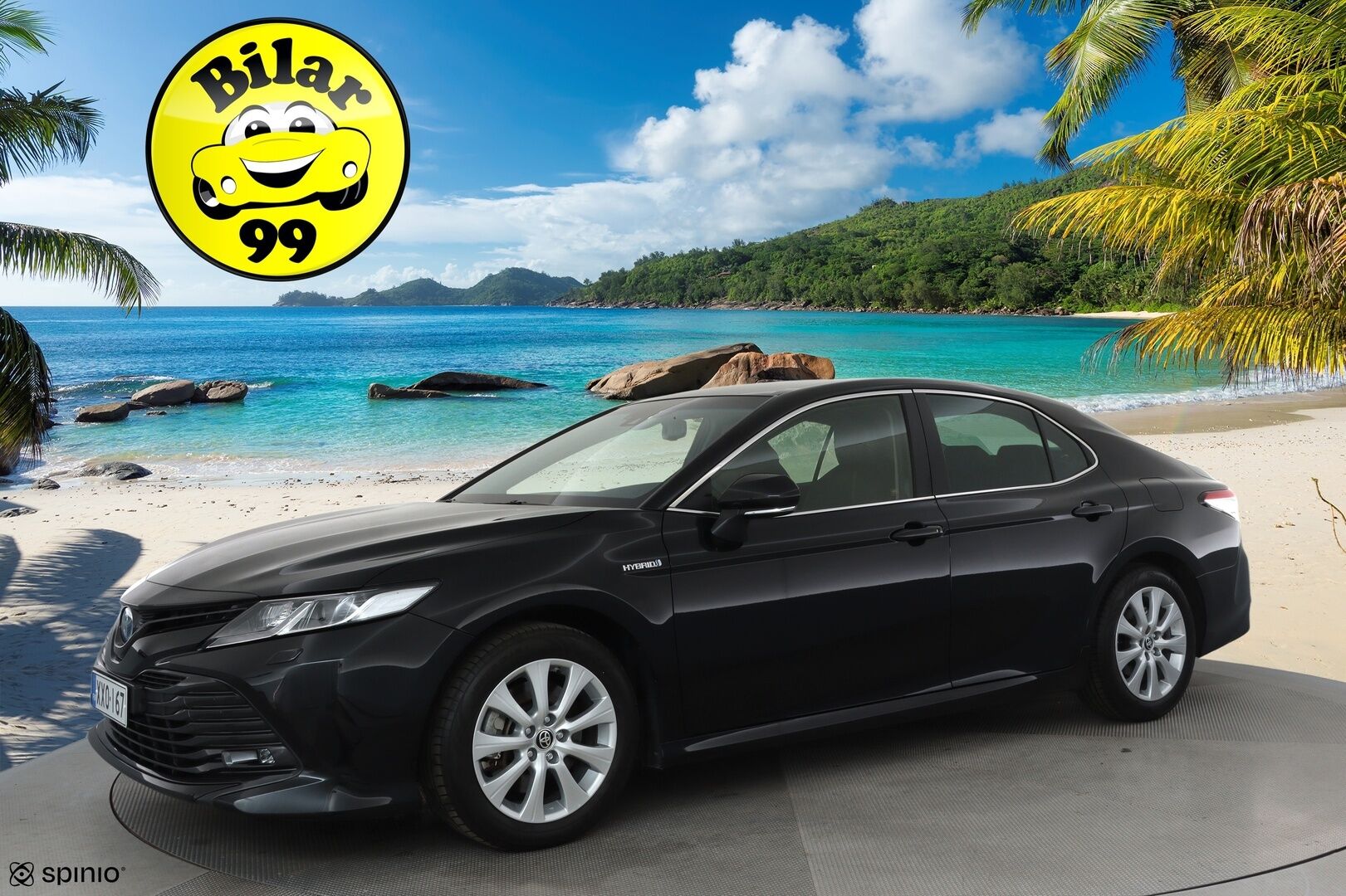 Toyota Camry 2021 2,5 Hybrid Active Business **Adapt.vakkari / Lohkolämmitin / LED / P.kamera / KeylessGo / Sähköpenkit / Navi** - 1.Om Suomi-auto / Merkkihuollettu / Kahdet renkaat aluvanteilla / Mustat nahat / Hieno!