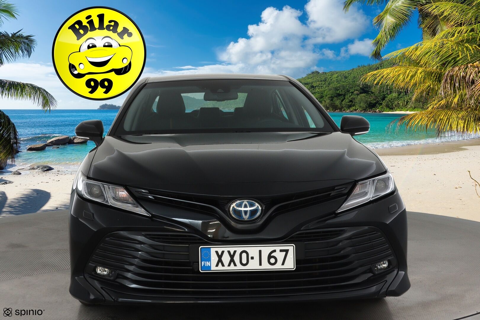 Toyota Camry 2021 2,5 Hybrid Active Business **Adapt.vakkari / Lohkolämmitin / LED / P.kamera / KeylessGo / Sähköpenkit / Navi** - 1.Om Suomi-auto / Merkkihuollettu / Kahdet renkaat aluvanteilla / Mustat nahat / Hieno!