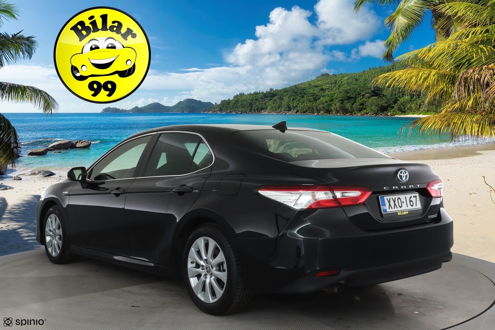 Toyota Camry 2021 2,5 Hybrid Active Business **Adapt.vakkari / Lohkolämmitin / LED / P.kamera / KeylessGo / Sähköpenkit / Navi** - 1.Om Suomi-auto / Merkkihuollettu / Kahdet renkaat aluvanteilla / Mustat nahat / Hieno!