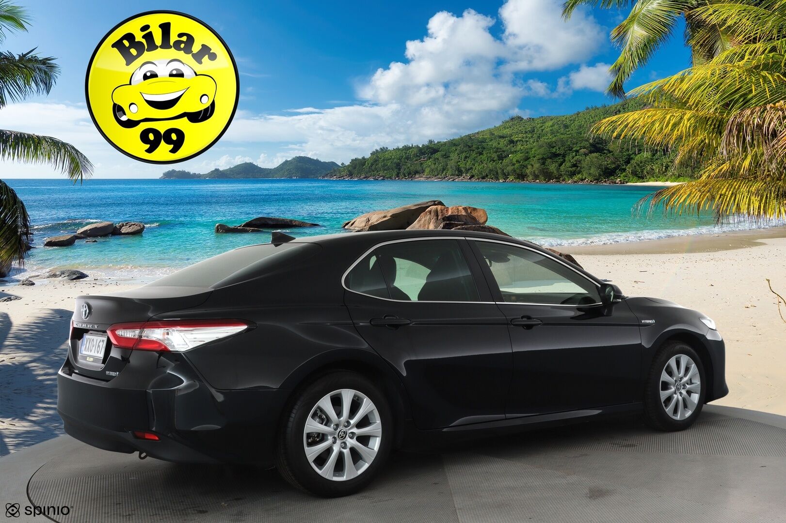 Toyota Camry 2021 2,5 Hybrid Active Business **Adapt.vakkari / Lohkolämmitin / LED / P.kamera / KeylessGo / Sähköpenkit / Navi** - 1.Om Suomi-auto / Merkkihuollettu / Kahdet renkaat aluvanteilla / Mustat nahat / Hieno!