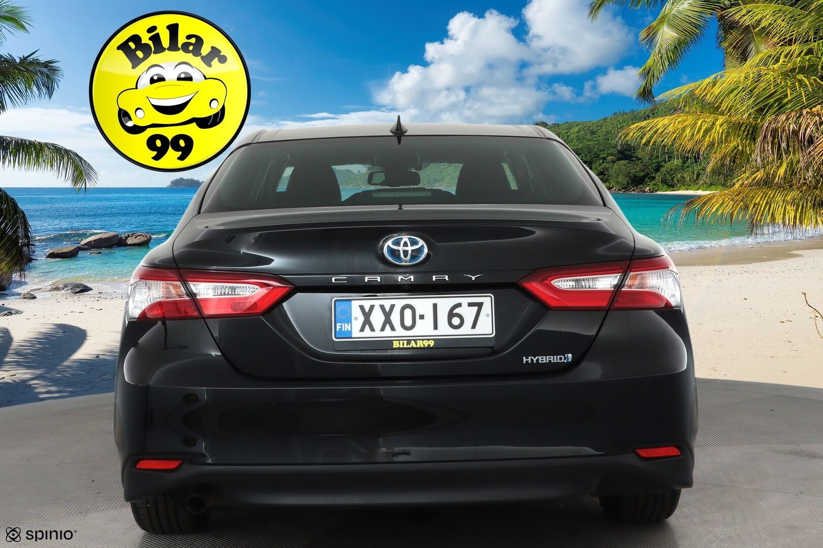 Toyota Camry 2021 2,5 Hybrid Active Business **Adapt.vakkari / Lohkolämmitin / LED / P.kamera / KeylessGo / Sähköpenkit / Navi** - 1.Om Suomi-auto / Merkkihuollettu / Kahdet renkaat aluvanteilla / Mustat nahat / Hieno!