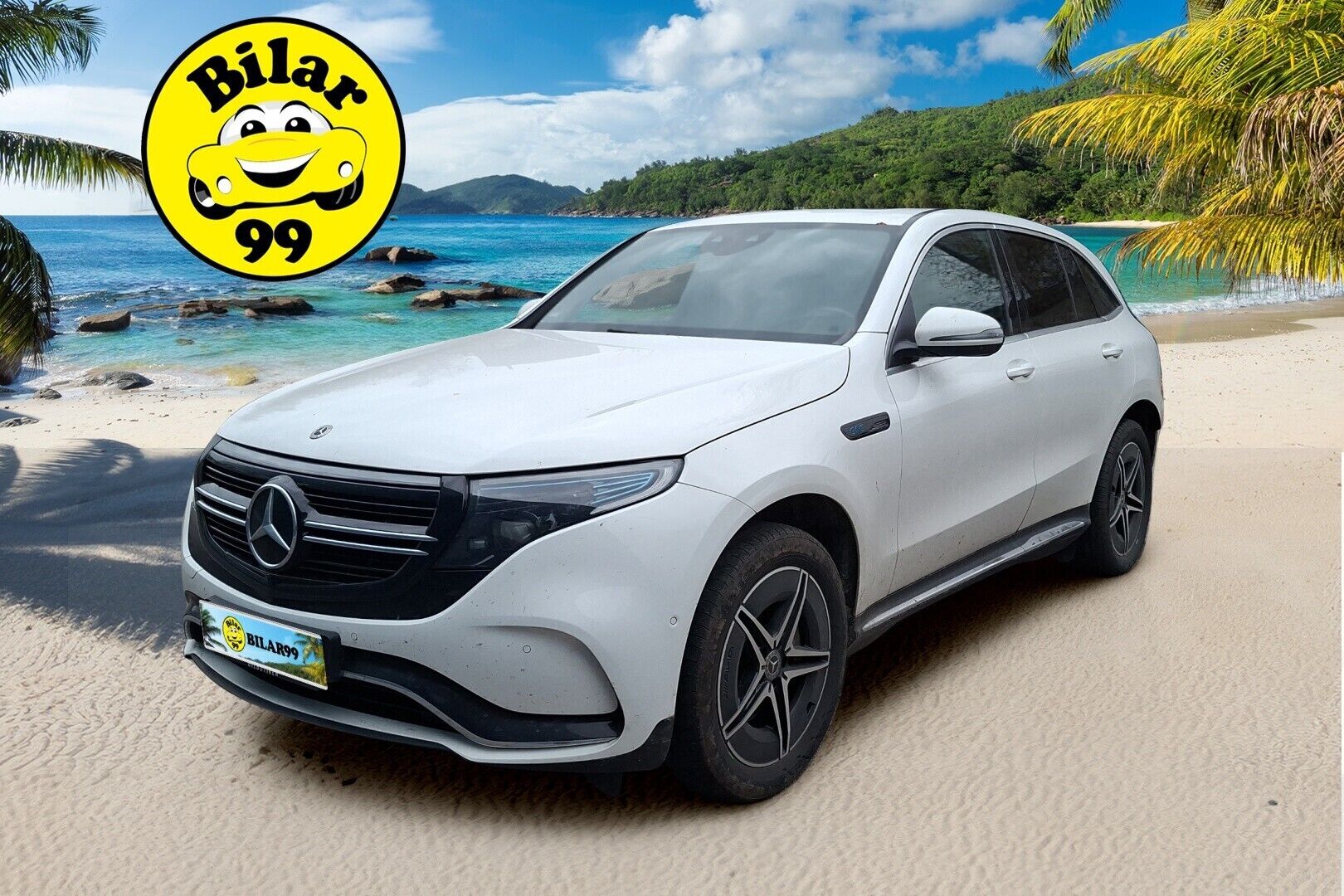 Mercedes-Benz EQC 2021 400 4Matic AMG - | AMG ulko+ sisäpaketti | Kattoluukku | Peruutuskamera | BLIS | Urheiluistuimet | KeyLessGo |Kaukovaloautomatiikka | Nahka-Alcantara verhoilu | - KORKO VAIN 3,99 %
